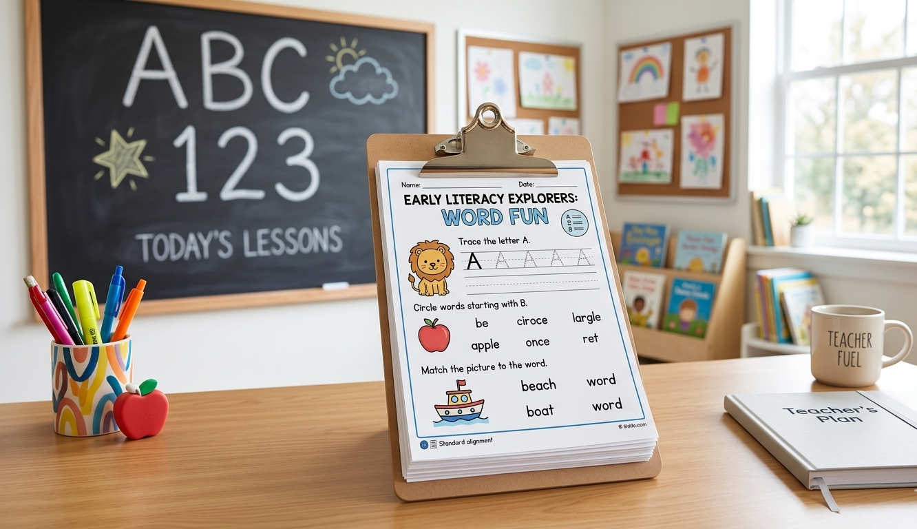 Literacy Worksheets for Teachers